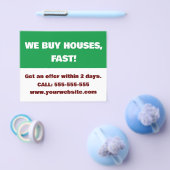 Elegante Immobilien Kaufen wir Häuser kaufen Flyer (Einzeln)