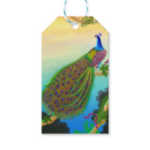 Elegante Indian Blue Peacock-Geschenkegel