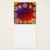 Elegante Indian Diwali Visitenkarte (Vorne & Hinten)