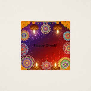 Elegante Indian Diwali Visitenkarte