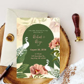 Elegante indische Hochzeitseinladung Einladung