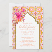 Elegante indische rosa gelbe Blumen-Hochzeit
