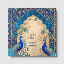 Elegante indische Vintage-Pfau-Hochzeit Muslim