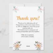 Elegante, individuell anpassbare Einladungskarten  (Rückseite)