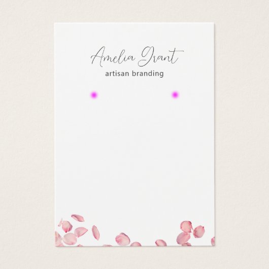 Elegante, individuell anpassbare Ohrring-Display-K (Vorderseite)