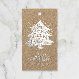 Elegante, individuell anpassbare Weihnachtslieder- Geschenkanhänger