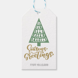 Elegante, individuell anpassbare Weihnachtslieder- Geschenkanhänger