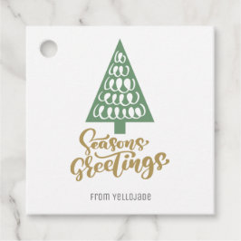 Elegante, individuell anpassbare Weihnachtslieder- Geschenkanhänger