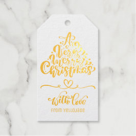 Elegante, individuell anpassbare Weihnachtslieder- Geschenkanhänger