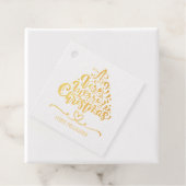 Elegante, individuell anpassbare Weihnachtslieder- Geschenkanhänger (Mit Box)