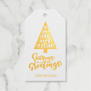 Elegante, individuell anpassbare Weihnachtslieder- Geschenkanhänger