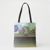 Elegante, individuell gestaltete Blumen Tasche (Vorderseite)
