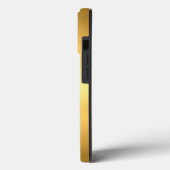 Elegante Initialen auf Gold Case-Mate iPhone Hülle (Rückseite / Links)