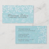 Elegante Innenarchitekt-Visitenkarten Visitenkarte (Vorne/Hinten)