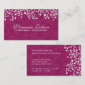 Elegante Innenarchitekt-Visitenkarten Visitenkarte (Vorne/Hinten)