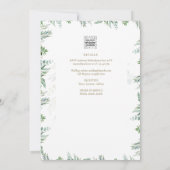 Elegante Invitación De Boda Católica Bilingüe Inv Einladung (Rückseite)