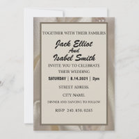 ÉLÉGANTE INVITATION DE MARIAGE