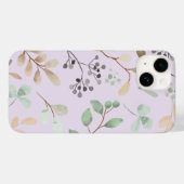 Elegante iPhone-Hülle mit Blumenmuster – Stylisch Case-Mate iPhone Hülle (Rückseite (Horizontal))