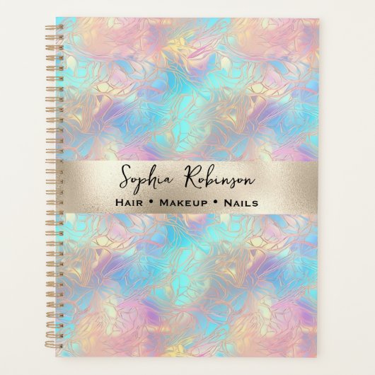 Elegante Iridescent and Pearl Foil Planer (Vorderseite)