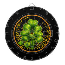 Elegante Irische Shamrocks