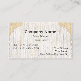 Elegante, islamisch Inspirierte Visitenkarte