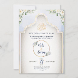 Elegante islamische Einladung zur Hochzeit