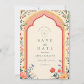 Elegante islamische Hochzeit Save The Date (Vorderseite)