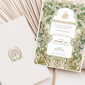 Elegante Islamische Hochzeitssuite Einladung