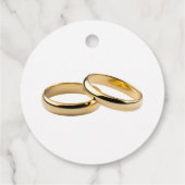 Elegante islamische Personalisierte Gastgeschenke Geschenkanhänger (Rückseite)