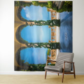 Elegante Italy Arches Wedding Foto Booth Hintergru Wandteppich (Beispiel)