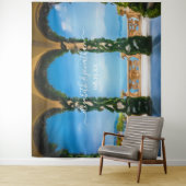 Elegante Italy Wedding Arches Foto Booth Hintergru Wandteppich (Beispiel)