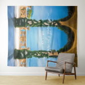 Elegante Italy Wedding Arches Foto Booth Hintergru Wandteppich (Beispiel (Horizontal))