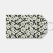 Elegante Ivory-Blume Geschenkanhänger (Vorderseite (Horizontal))