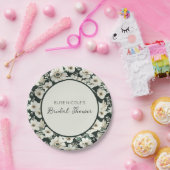 Elegante Ivory-Blume Pappteller (Party)