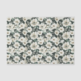 Elegante Ivory-Blume Seidenpapier