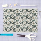 Elegante Ivory-Blume Seidenpapier (Handwerk)