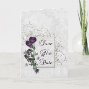 Elegante Ivy Hochzeitssuite "Save the Date" Einladung