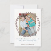 Elegante Jagd - 3x5 Kinderdusche Einladung (Rückseite)