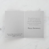 Elegante Jahrestags-Karte Karte (Innenseite)