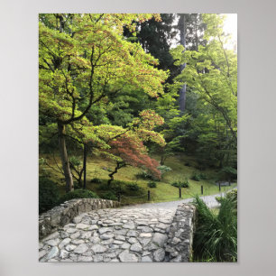 Elegante japanische Gärten, Seattle WA Fotodruck Poster