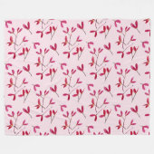 Elegante japanische Rote Maple Tree Seeds Wasserfa Fleecedecke (Vorderseite (Horizontal))