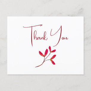 Elegante japanische Rote Maple Tree Seeds Wasserfa Postkarte