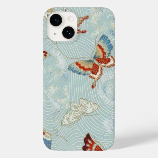 Elegante japanische Washi Origami Butterflies Case-Mate iPhone Hülle (Rückseite)