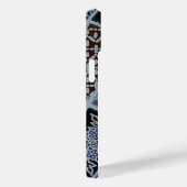 Elegante japanische Washi Origami-Indidigo-Muster Case-Mate iPhone Hülle (Rückseite / Rechts)