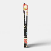 Elegante japanische Washi Origami Moderne Blume Case-Mate iPhone Hülle (Rückseite / Links)