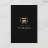 Elegante Jewelry Black Bracelet Hand Display Karte (Rückseite)