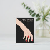 Elegante Jewelry Black Bracelet Hand Display Karte (Stehend Vorderseite)