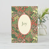 Elegante JOY Ferien-Wohnungskarte – Individuelle N Feiertagskarte (Stehend Vorderseite)