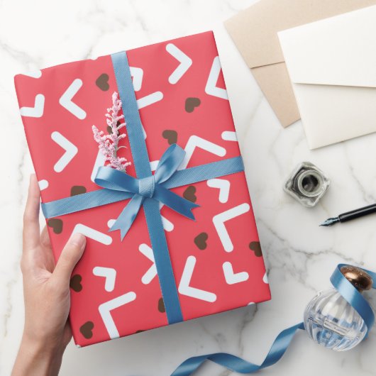 Elegante Joyful Whimsical Saisonale Trauzeugen Ges Geschenkpapier (Schenken)
