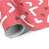 Elegante Joyful Whimsical Saisonale Trauzeugen Ges Geschenkpapier (Rolleneckpunkt)